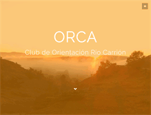 Tablet Screenshot of orcapalencia.com